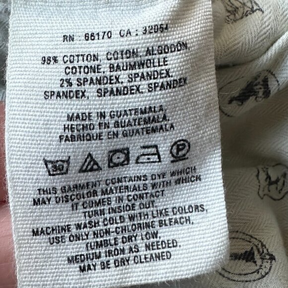 Anthropologie Holding Horses Straight Cropped Boyfriend Distressed Jeans Size 28 - Picture 12 of 13